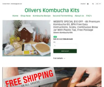 Oliverskombuchakits.com.au(Olivers kombucha kits) Screenshot