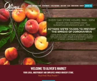 Oliversmarket.com(Oliver's Markets) Screenshot