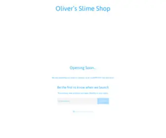 Oliversslime.com(Oliver's Slime Shop) Screenshot