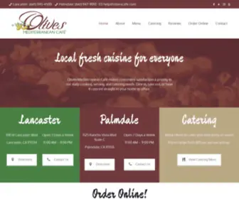 Olivescafe.com(Lancaster and Palmdale California) Screenshot