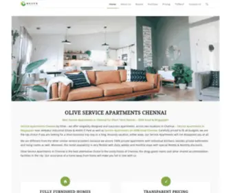 Oliveserviceapartmentschennai.com(Service Apartments Chennai Best Service Apartments OMR Chennai) Screenshot