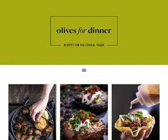 Olivesfordinner.com(Olives for Dinner) Screenshot