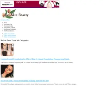 Oliveskinbeauty.com(Olive Skin Beauty) Screenshot