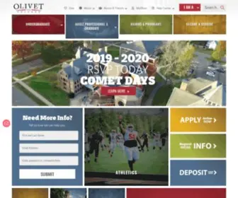 Olivetcollege.edu(Olivet College) Screenshot