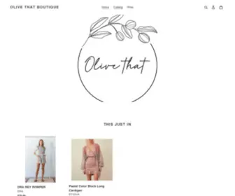 Olivethatboutique.com(Olive That Boutique) Screenshot