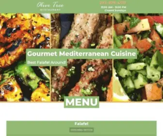 Olivetree-Milford.com(Olive Tree Restaurant) Screenshot