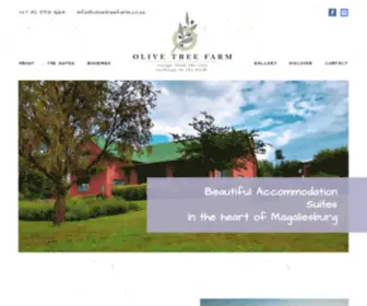 Olivetreefarm.co.za(Olive Tree Farm accommodation) Screenshot