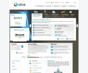 Olivewebhosting.com(Olive Web Hosting) Screenshot