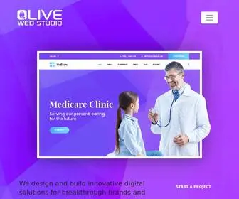 Olivewebstudio.com(A Creative Digital Agency) Screenshot