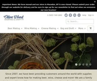 Olivewoodbrewing.com(Olive Wood Brewing & Craft Co) Screenshot