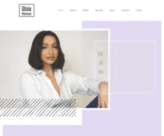 Olivia-Mancuso.com(On Camera Personality) Screenshot