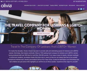 Olivia.com(The Travel Company) Screenshot