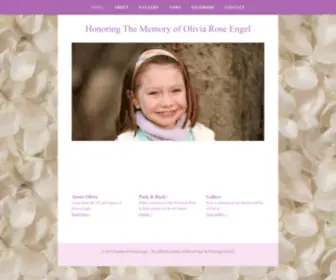 Oliviaengel.org(Friends of Olivia Engel) Screenshot