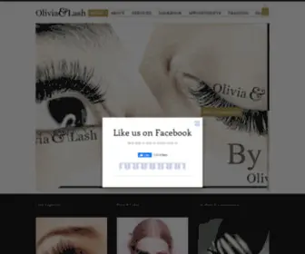 Olivialash.com(OLIVIA & LASH) Screenshot