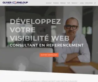 Olivier-Corneloup.com(Olivier Corneloup : consultant en référencement web (SEO et SEA)) Screenshot