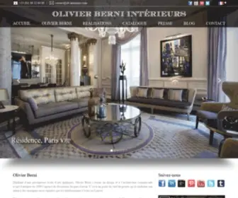 Olivierberni-Interieurs.com(Agence de décoration d'intérieur) Screenshot