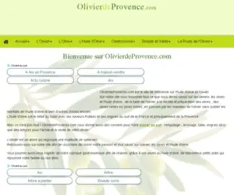 Olivierdeprovence.com(Cultiver un olivier) Screenshot