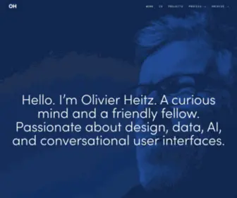 Olivierheitz.com(Conversation Designer) Screenshot