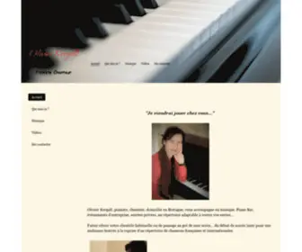 Olivierkergall.com(Pianiste Olivier Kergall) Screenshot