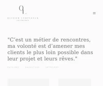 Olivierlempereurinteriors.com(Olivier Lempereur) Screenshot