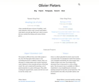 Olivierpieters.be(Olivier Pieters) Screenshot