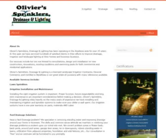 Oliviers-Sprinklers-Drainage.com(Olivier's Sprinklers) Screenshot