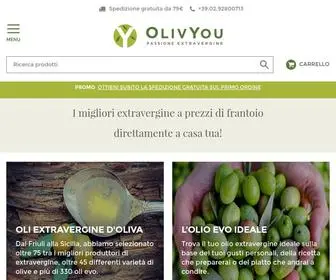 Olivyou.com(Vendita online Olio Extravergine di Oliva di alta qualità dei migliori frantoi) Screenshot