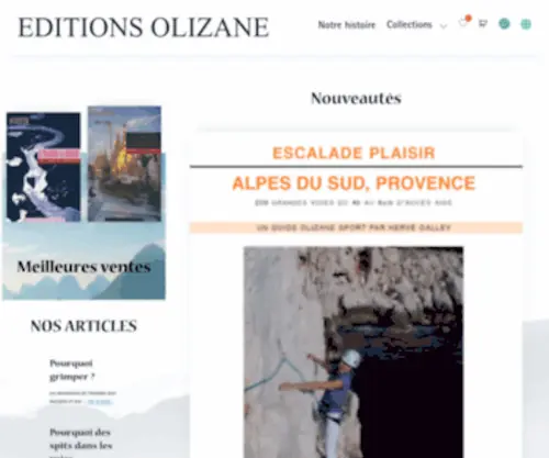 Olizane.ch(Editions Olizane) Screenshot