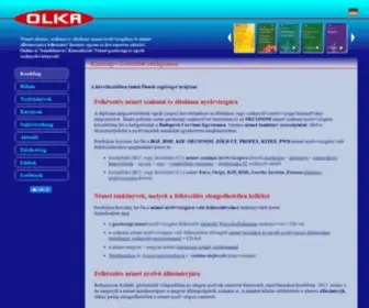 Olka.hu(Olaszy Kamilla hivatalos weboldala) Screenshot