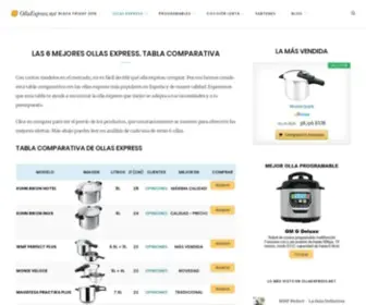 Ollaexpress.net(Las 6 mejores ollas express deBLACK FRIDAY 2019 Comparativa) Screenshot