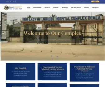 OLLHC.com(Our Lady of Lourdes Hospital Complex Ihiala) Screenshot