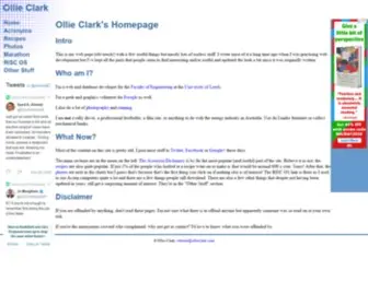 Ollieclark.com(Ollie Clark) Screenshot