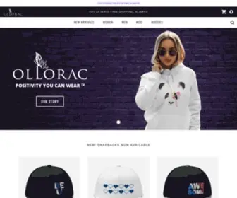 Ollorac.com(Positivity You Can Wear) Screenshot