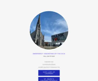OLLSMC.com(Our Lady of Lourdes Catholic Church) Screenshot