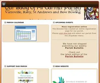 OlmcVarroville.org.au(Parish) Screenshot
