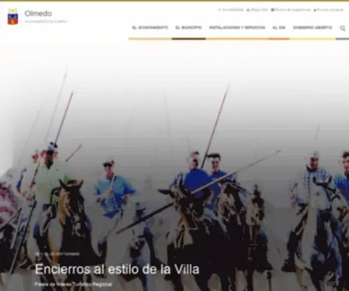 Olmedo.es(Ayuntamiento de Olmedo) Screenshot