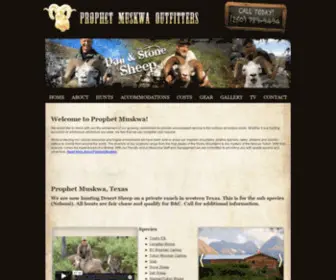 Olmsteadhunting.com(Prophet Muskwa Outfitters) Screenshot