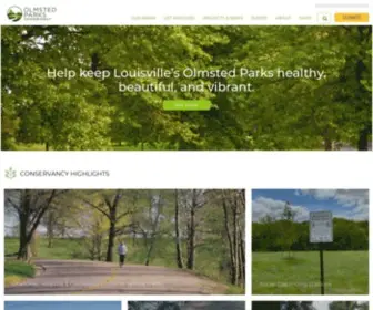 Olmstedparks.org(Olmsted Parks Conservancy) Screenshot