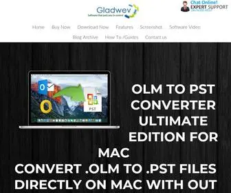 Olmtopstconverterultimate.com(OLM to PST Converter Ultimate for Mac to Convert .OLM to .PST format) Screenshot