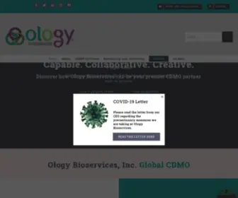 Ologybio.com(Biologics CDMO) Screenshot