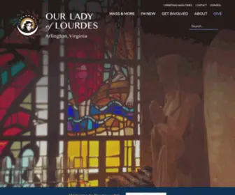 Ololcc.net(Our Lady of Lourdes Parish in Arlington) Screenshot