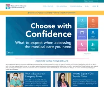 Ololchildrens.org(Choose With Confidence Your confidence in where you choose to seek healthcare) Screenshot