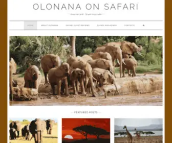 Olonanaonsafari.com(Create an Ecommerce Website and Sell Online) Screenshot