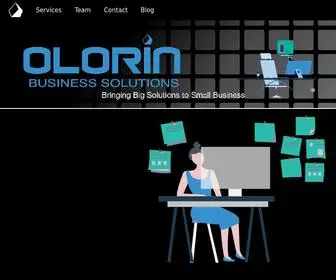 Olorinsolutions.com(Olorin Business Solutions) Screenshot