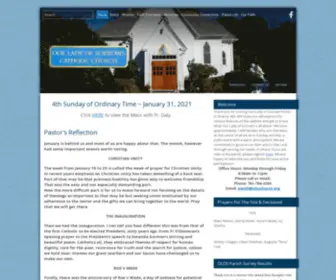 Olossharon.org(Our Lady of Sorrows Parish) Screenshot