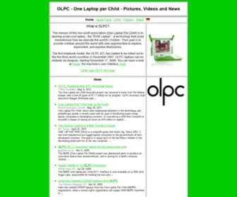 OLPC.com(One Laptop per Child) Screenshot