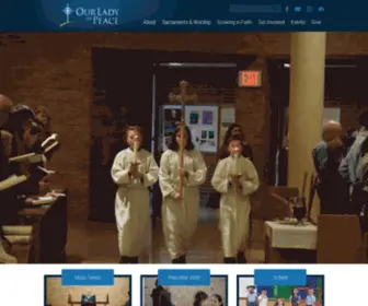 OLPMN.org(Our Lady of Peace) Screenshot