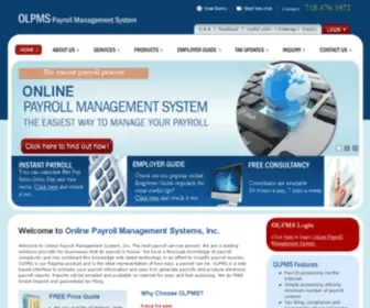 OLPMS.com(Online Payroll Management System) Screenshot