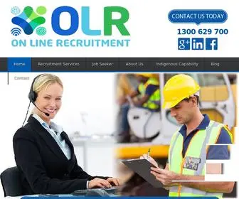 Olrecruitment.com.au(On Line Recruitment) Screenshot