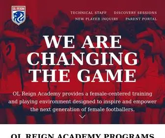 Olreignacademy.com(OL Reign Academy) Screenshot